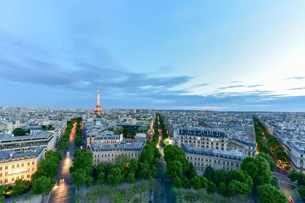 De Skyline van de stad van de Parijs - Frankrijk — Stockfoto