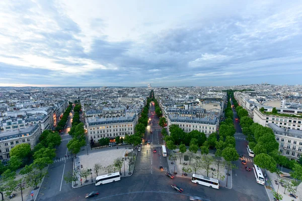 巴黎城市天际线-法国 — 图库照片