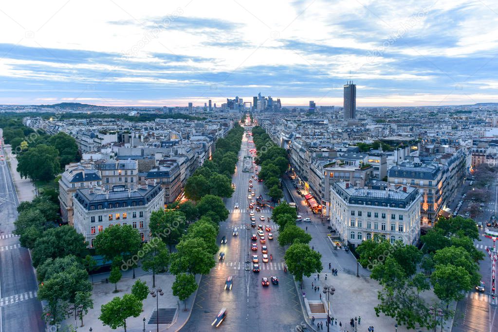 Paris City Skyline - France