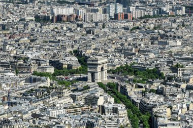 Paris, Fransa 'nın havadan görünüşü
