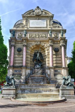 Fontaine Saint-Michel - Paris, Fransa