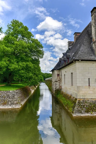 シャトー・ド・シャノノー庭園-フランス — ストック写真