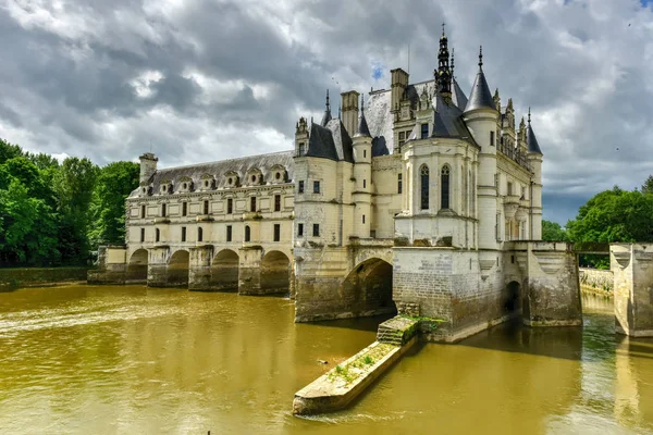 Chateau de Chenonceau Gardens - France — стоковое фото