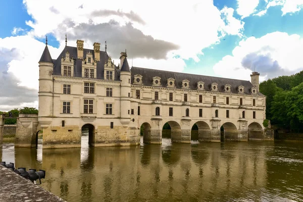 Chateau de Chenonceau Gardens - France — стоковое фото