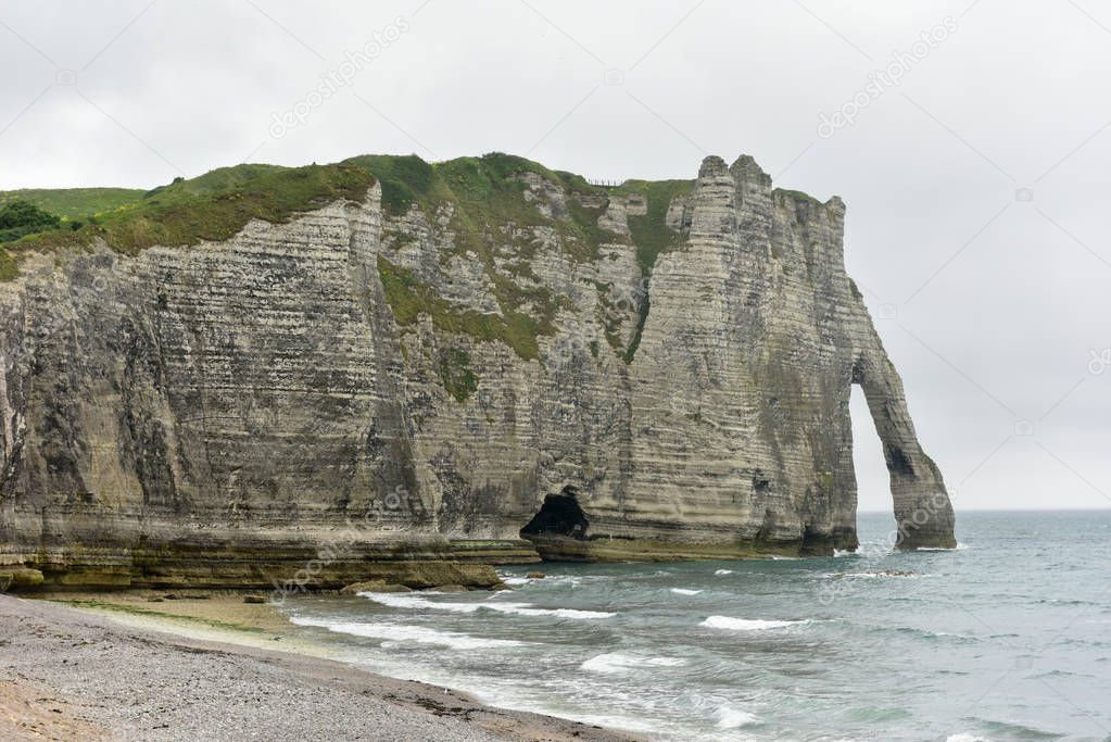 White Cliffs of Etretat, France