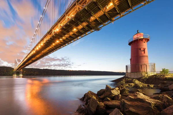 Little Red Lighthouse - New York — Stock Photo, Image