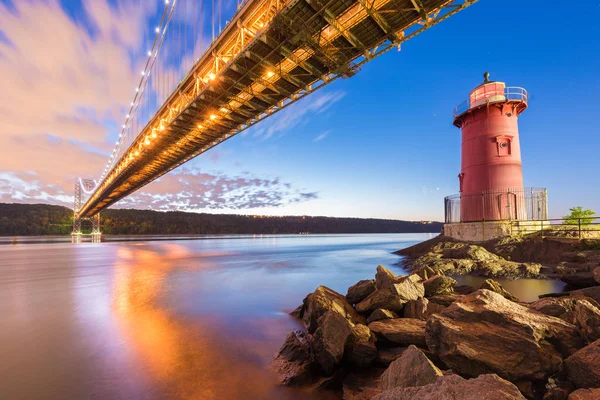 Little Red Lighthouse - New York — Stock Photo, Image