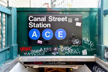 Sokak metro istasyonu - New York City kanal