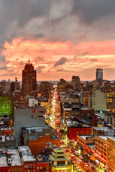 Manhattan vue sur l'horizon — Photo