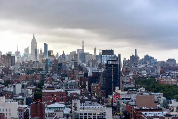 Blick auf die Manhattan Skyline — Stockfoto