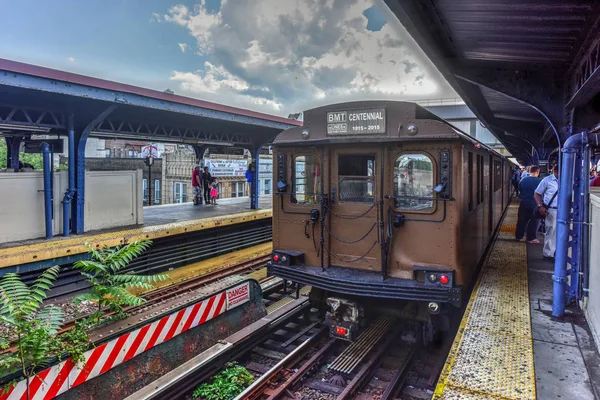 Train de métro NYC Vintage — Photo