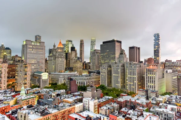 맨해튼 스카이 라인 보기 — 스톡 사진