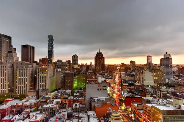 Manhattan vue sur l'horizon — Photo