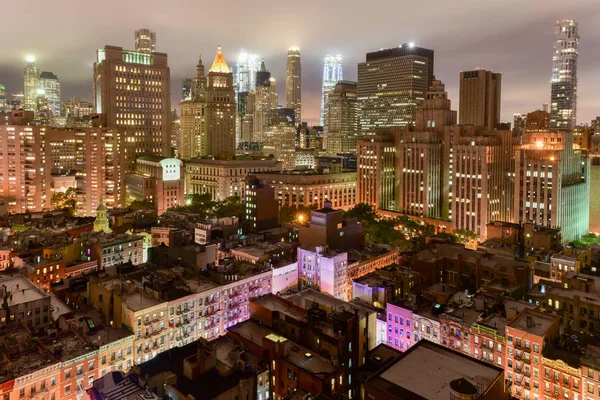Pohled na panorama Manhattanu — Stock fotografie