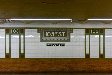103 street metro istasyonu - Nyc