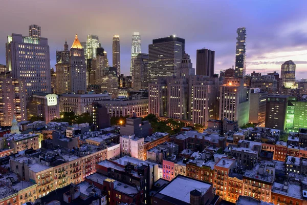 Manhattan skyline view — Stockfoto