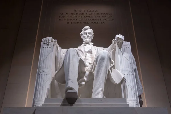 Лінкольн пам'ятник - Вашингтон, округ Колумбія — стокове фото