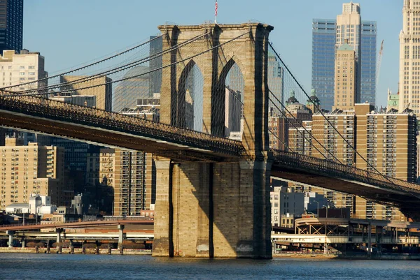 Brooklyn Köprüsü - Nyc — Stok fotoğraf