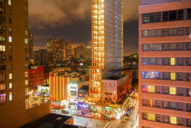 New York şehir gece hayatı