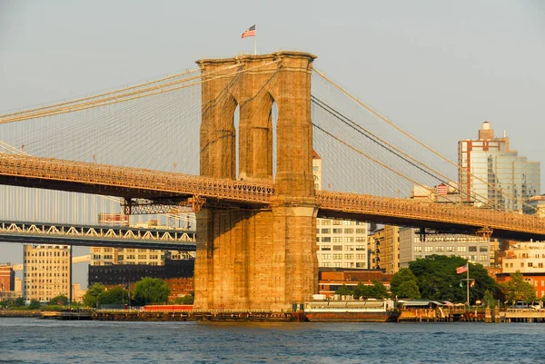 New york city - Brooklyn Köprüsü'nün — Stok fotoğraf
