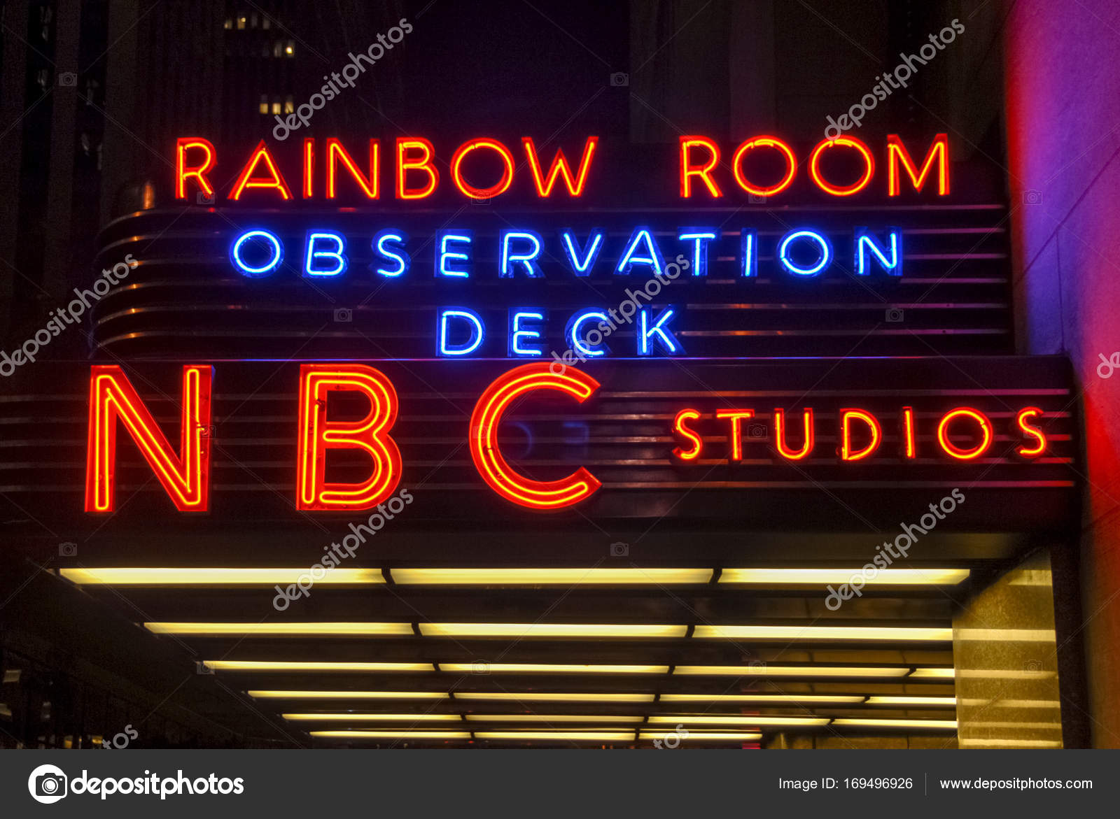 Rainbow Room Rockefeller Center Stock Editorial Photo