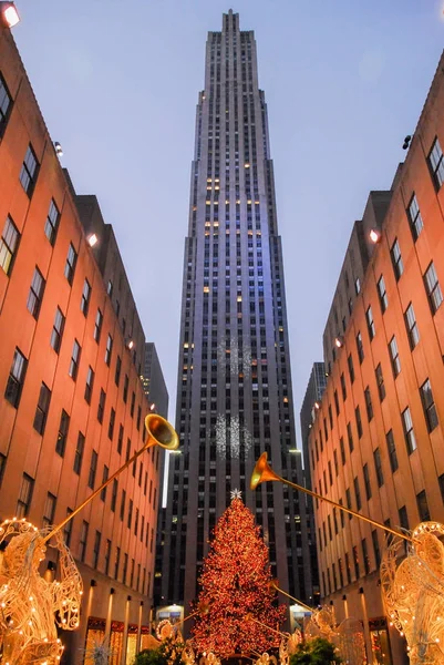 Rockfeller Center helgdagar — Stockfoto