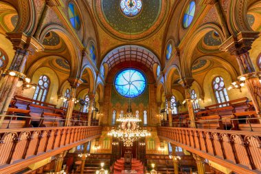 Eldridge Street Synagogue - New York City clipart