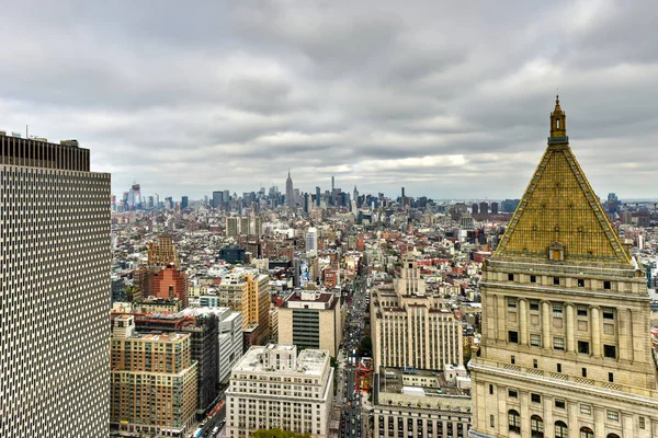 New York City centrum skyline — Stockfoto