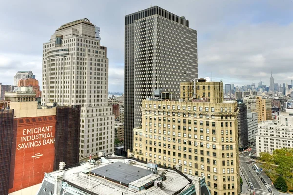 New York City centrum panorama — Stock fotografie