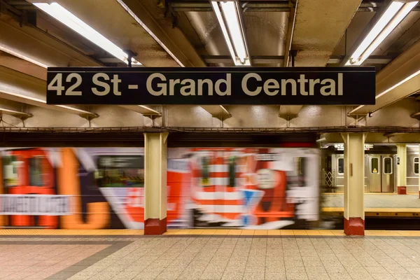 42 St - Grand Central tunnelbanestation — Stockfoto