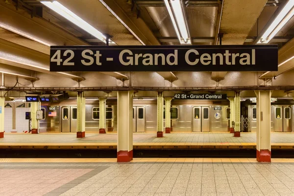 42 St - Grand Central tunnelbanestation — Stockfoto