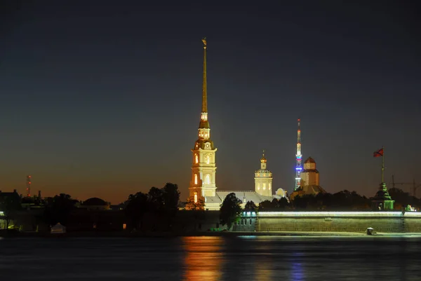 彼得和保罗堡垒-圣彼得堡, 俄国 — 图库照片