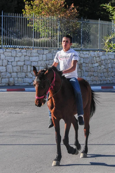 Молодой араб - Восточный Иерусалим — стоковое фото