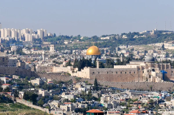 Panoramiczny widok z Jerozolima, Izrael — Zdjęcie stockowe