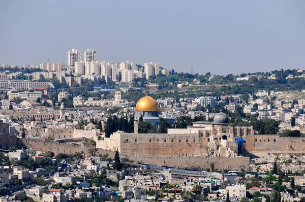 Panoramik jerusalem, İsrail — Stok fotoğraf