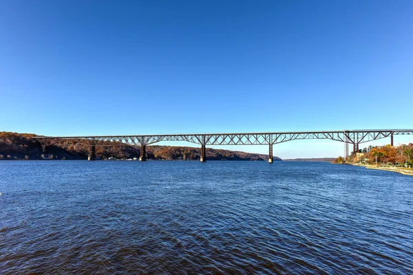 Gehweg über den hudson - new york — Stockfoto