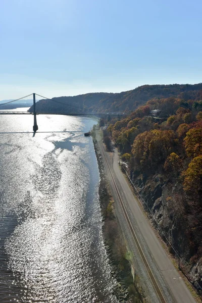 Hudson orta Köprüsü - New York — Stok fotoğraf