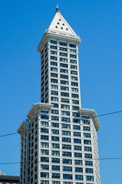 Smith Tower - Сиэтл, Вашингтон — стоковое фото
