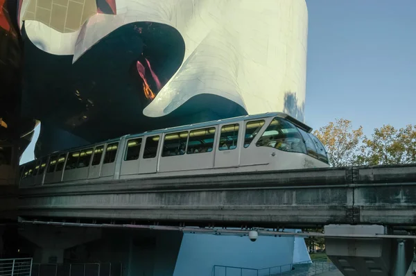 Monorail v Seattlu — Stock fotografie
