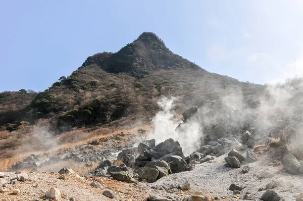 Owakudani azufre aguas termales — Foto de Stock