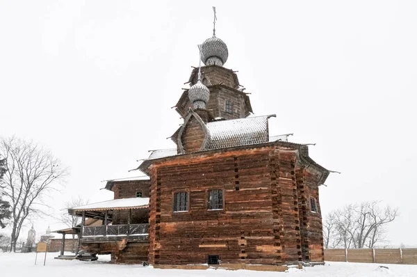 Houten architectuur - Soezdal, Rusland — Stockfoto