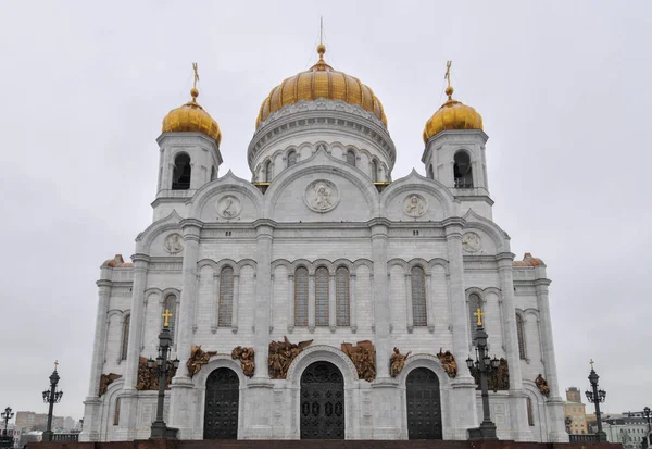 Церковь Христа Спасителя - Москва, Россия — стоковое фото