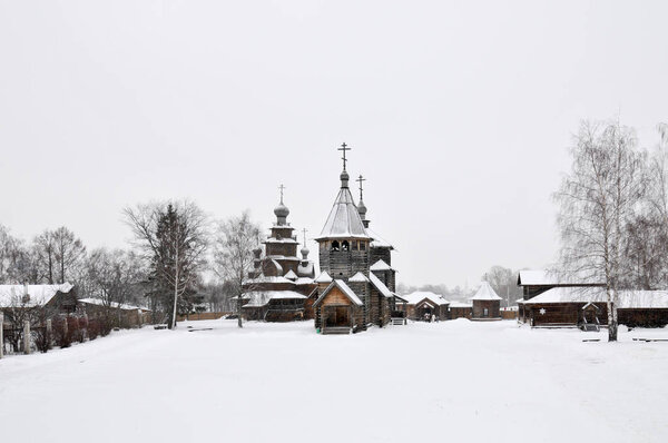 Деревянная архитектура - Суздаль, Россия
