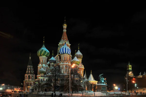 Basilikum-Kathedrale - Moskau, Russland — Stockfoto