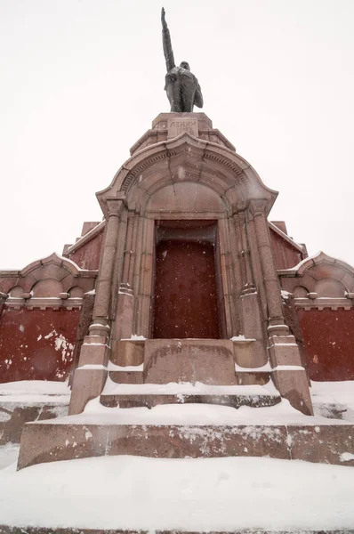 Памятник Ленину - Кострома, Россия — стоковое фото