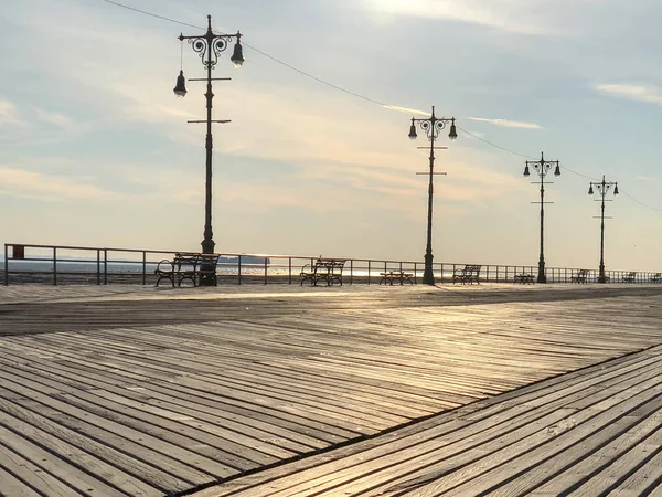 Coney Island Boardwalk — Stok fotoğraf