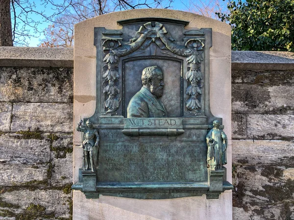William T. Stead Memorial — Fotografia de Stock