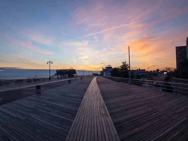 Coney Island Sunset - Brooklyn, New York — Stock Photo, Image