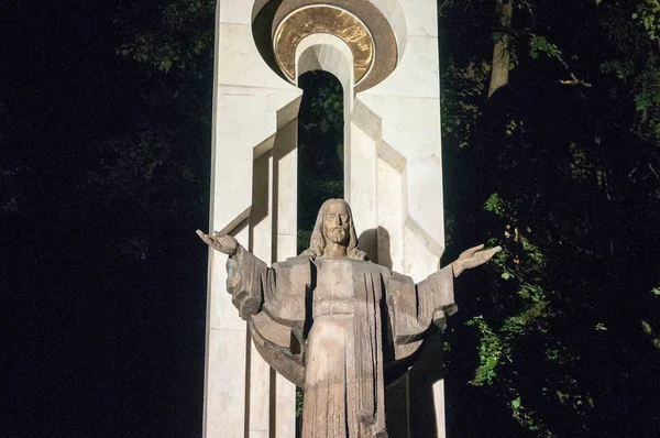 Jesus Monument - Ivano-Frankivsk, Ukraine — Stock Photo, Image