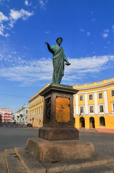 Estatua del Duque Richelieu - Odessa, Ucrania —  Fotos de Stock